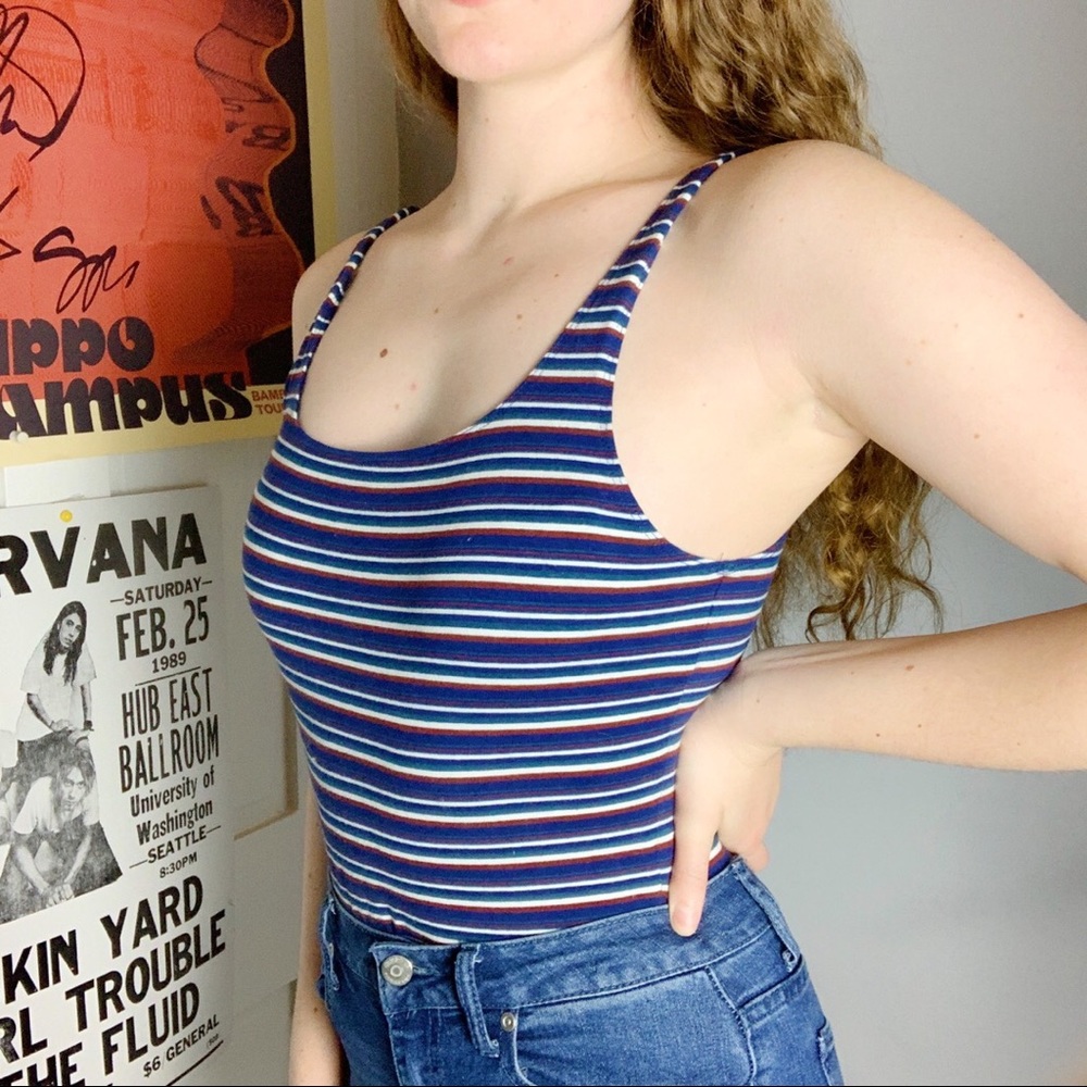 Garage Striped BodySuit